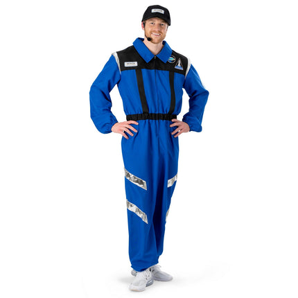 Feestbazaar Ruimte Commandant Outit Volwassen Blauw