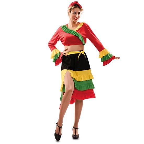 Feestbazaar Rumba Danseres Kostuum Vrouw