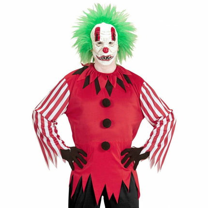 Feestbazaar Sad Face Horror Clown Man Kostuum