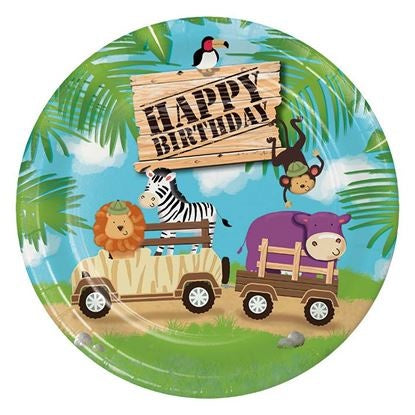 Feestbazaar Safari Bordjes Kind (8st)