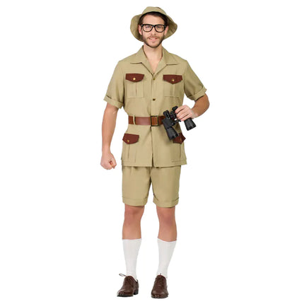 Feestbazaar Safari Ranger Kostuum Mannen Amari