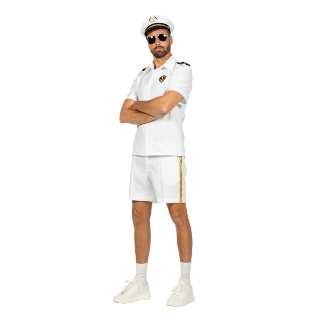Feestbazaar Sailor Summer Kostuum Wit