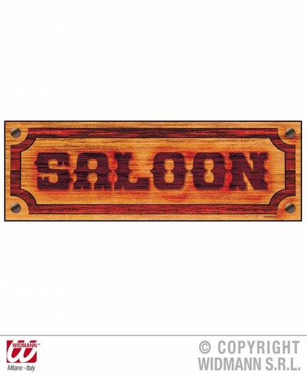 Feestbazaar Saloon bordje
