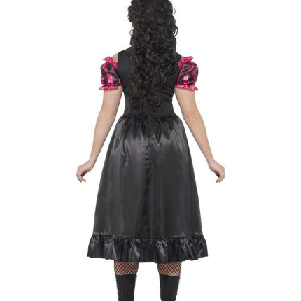 Feestbazaar Saloon girl kostuum plus size