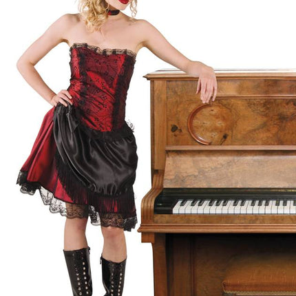 Feestbazaar Saloon girl kostuum