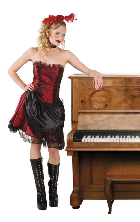 Feestbazaar Saloon girl kostuum