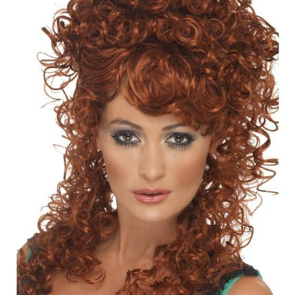Feestbazaar Saloon Girl pruik
