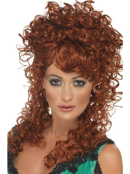 Feestbazaar Saloon Girl pruik
