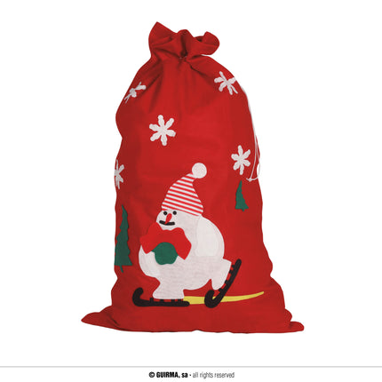 Feestbazaar Santa Claus Snowman Cadeauzak