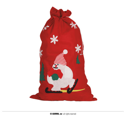 Feestbazaar Santa Claus Snowman Cadeauzak