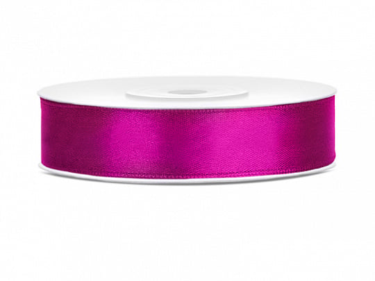 Feestbazaar Satijnlint Fuchsia 12mm/25m
