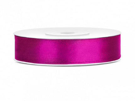Feestbazaar Satijnlint Fuchsia 12mm/25m