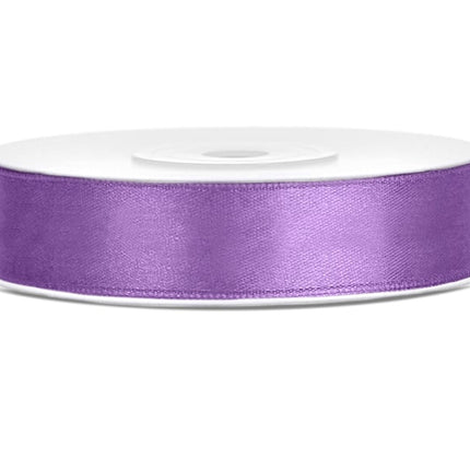 Feestbazaar Satijnlint Lavender 12mm/25m