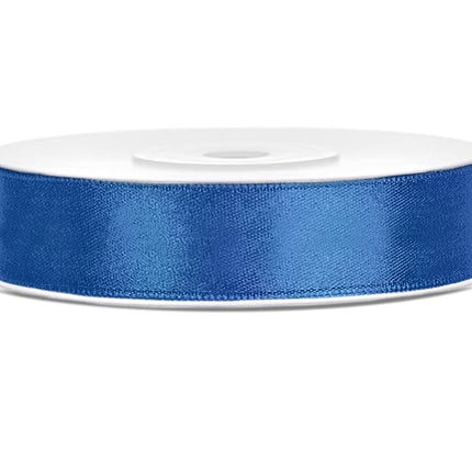Feestbazaar Satijnlint Royal Blauw 12mm/25m