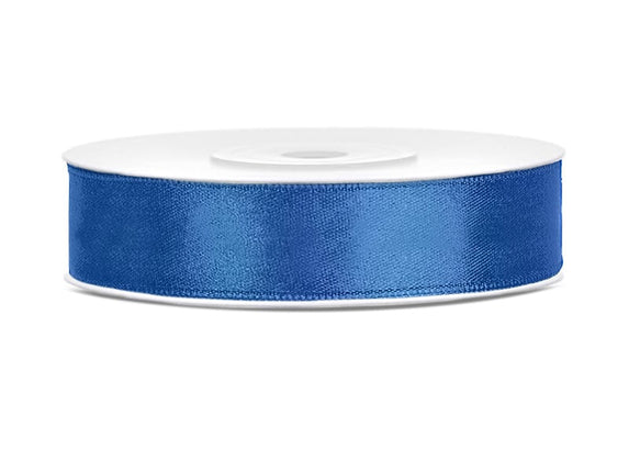 Feestbazaar Satijnlint Royal Blauw 12mm/25m