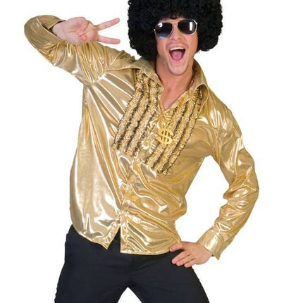 Feestbazaar Saturday Night Shirt goud elite