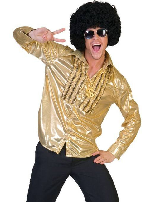 Feestbazaar Saturday Night Shirt goud elite