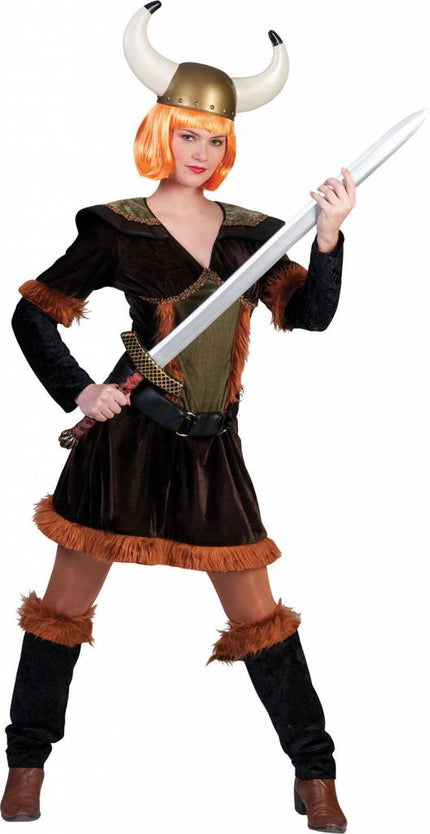 Feestbazaar Scandinavische viking pak vrouw elite