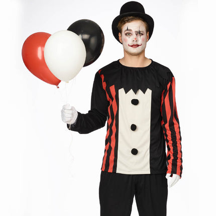 Feestbazaar Scary Clown kostuum heren