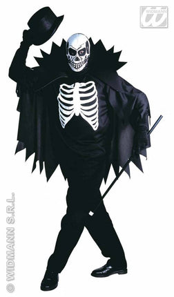 Feestbazaar Scary skeleton kostuum volwassen
