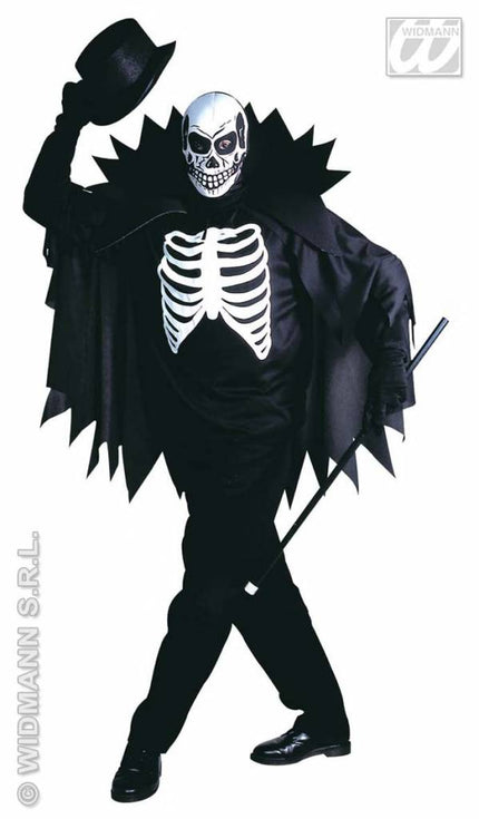 Feestbazaar Scary skeleton kostuum volwassen