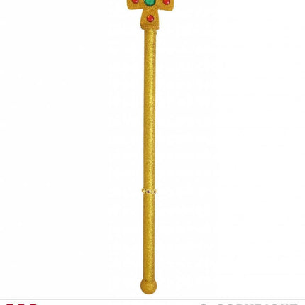 Feestbazaar Scepter koning 54cm