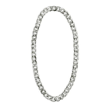 Feestbazaar Schakelketting Pimp zilver