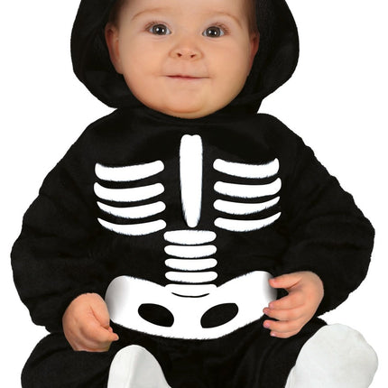 Feestbazaar Schattig Mini Skelettenpakje Baby