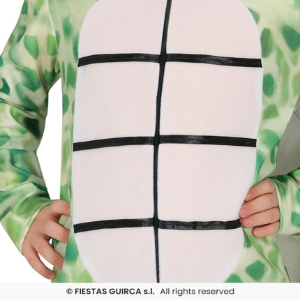 Feestbazaar Schildpad Onesie Kind Groen