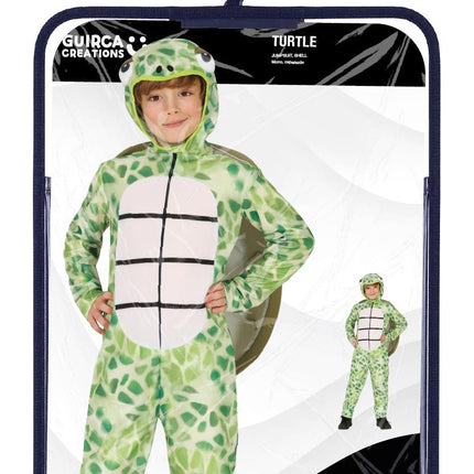 Feestbazaar Schildpad Onesie Kind Groen