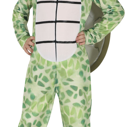 Feestbazaar Schildpad Onesie Kind Groen