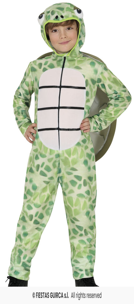Feestbazaar Schildpad Onesie Kind Groen