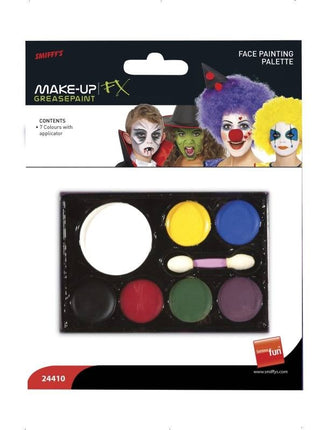 Feestbazaar Schmink pallet 7 kleuren