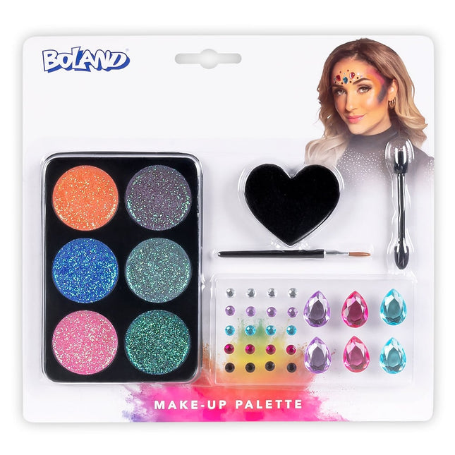 Feestbazaar Schminkset Glamour Met Glitter