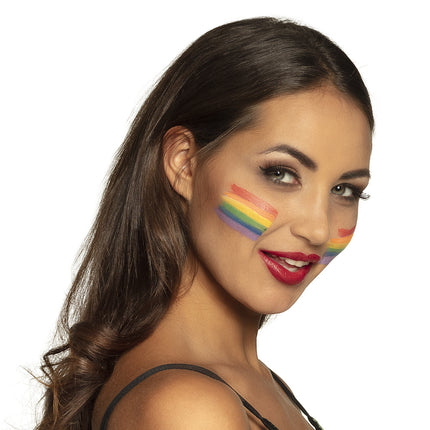 Feestbazaar Schminkstift 6-in-1 Regenboog