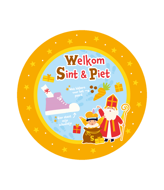Feestbazaar Schoenzetmat Welkom Sint & Piet Vigo