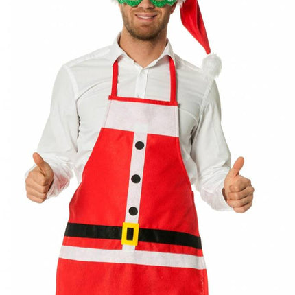 Feestbazaar Schort Kerstman