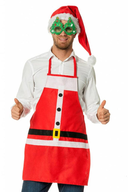 Feestbazaar Schort Kerstman