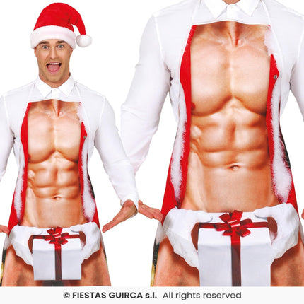 Feestbazaar Schort Sexy Santa Claus