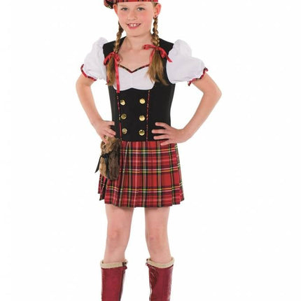 Feestbazaar Schots jurkje meisje