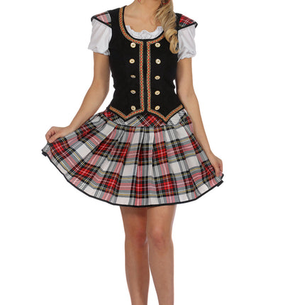 Feestbazaar Schots outfit dames