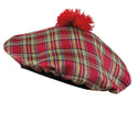 Feestbazaar Schotse baret rood