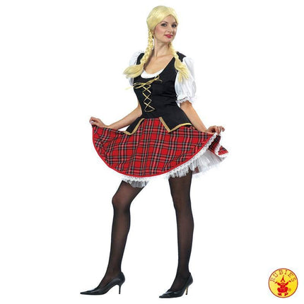 Feestbazaar Schotse dame outfit