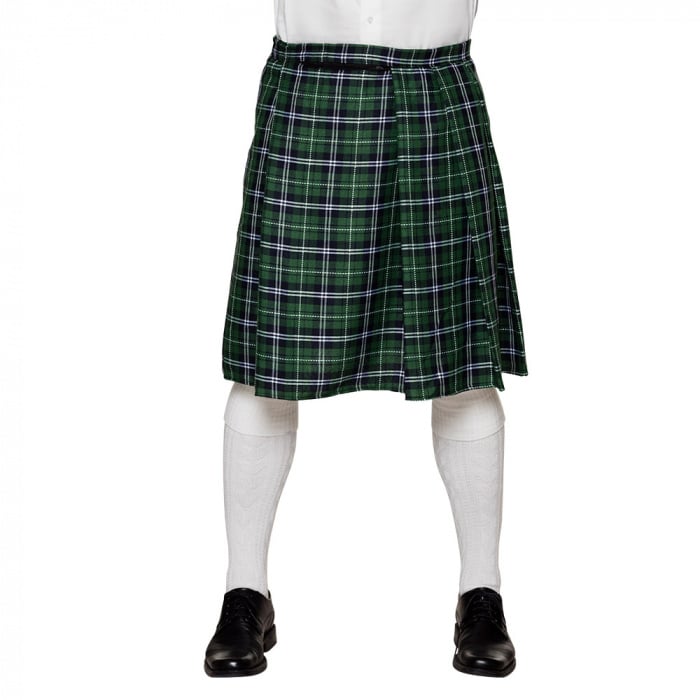 Feestbazaar Schotse groene kilt