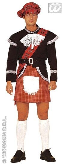 Feestbazaar Schotse kilt met suprise