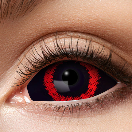 Feestbazaar Sclera Red Demon  lenzen
