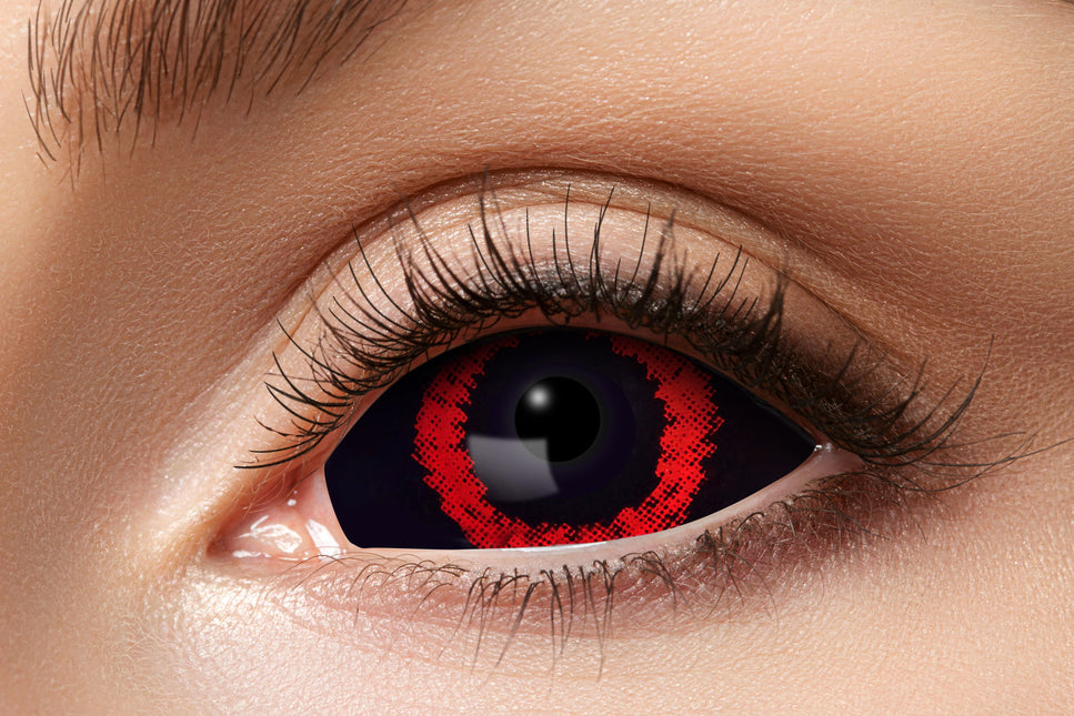 Feestbazaar Sclera Red Demon  lenzen