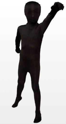 Feestbazaar Second Skin Suit kind zwart