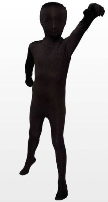 Feestbazaar Second Skin Suit kind zwart