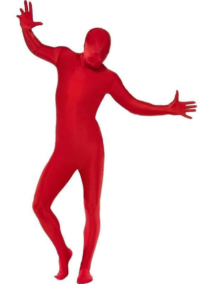 Feestbazaar Second skin suit rood